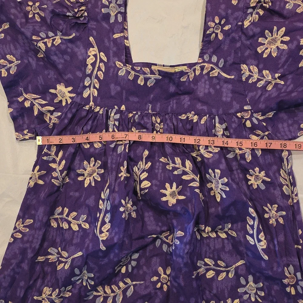 The Vermont‎ Country Store Purple Floral Muumuu Dress M - Picture 6 of 7